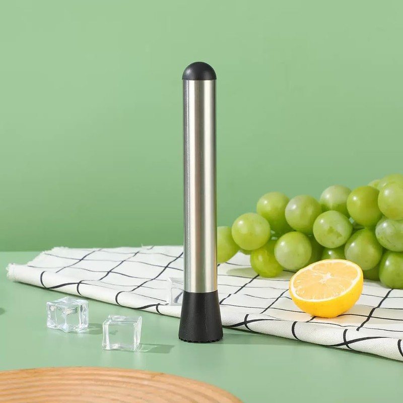 2 Pcs 8 Inch Stainless Steel Muddler for Cocktail, Cocktail