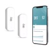2 Pack Smart WiFi Humidity Sensors Indoor Temperature Monitor with