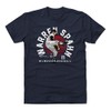 500 LEVEL Warren Spahn Shirt (Cotton, X-Large, True Navy) -