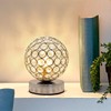 Modern Crystal Ball Table Lamp Chrome Base with G9 5w