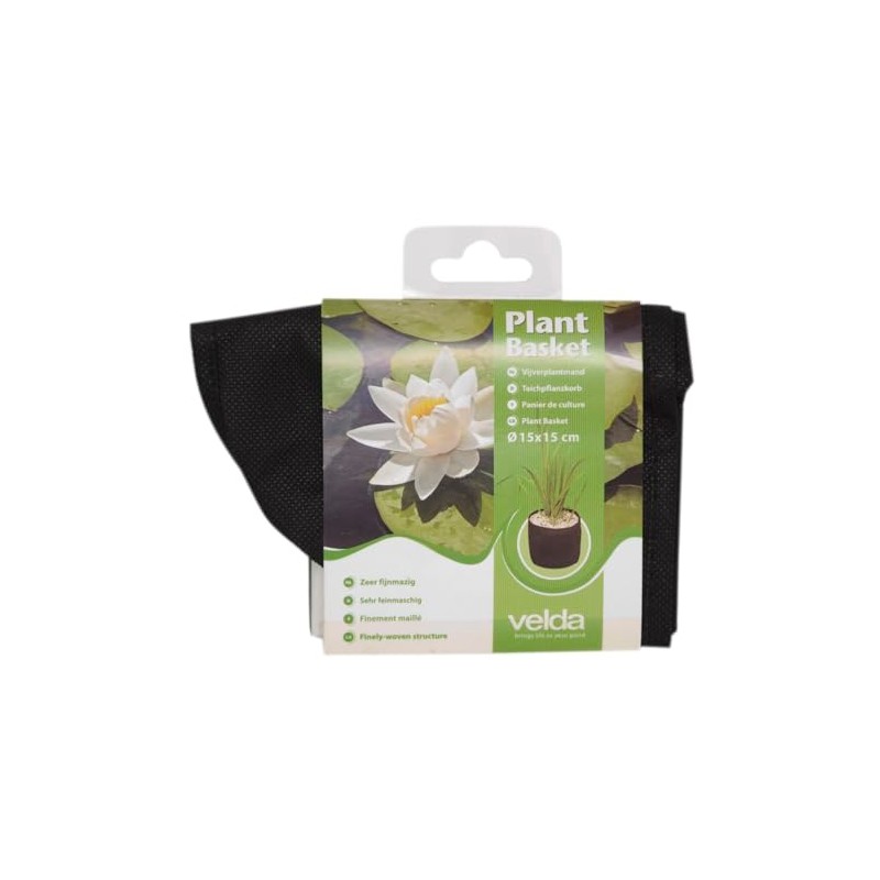 Velda Plant Basket, Black