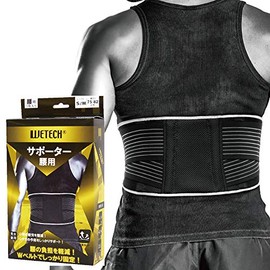 WETECH Lumbar Support S/M/L Correction Belt Excellent Elastic Corset Lower Back Pain Belt for Men and Women Support Belt, black