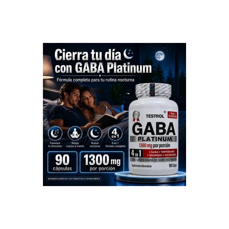 GABA Platinum 4 en 1 | Fórmula Sinérgica GABA con