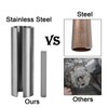 3mirrors Crank Shaft Adapter Stainless Steel Crank Shaft Sleeve Adapter