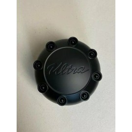 Ultra Wheels 89-8114 C800901 Matte Black Wheel Center Cap