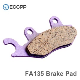ECCPP Brake Pads Fits for Yamaha Rhino 700 2008 2009 2011 2012 2013, FA135 FA165 Front and Rear Brake Pads