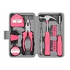 24pc Pink Tool Kit for Women – Mini DIY Household