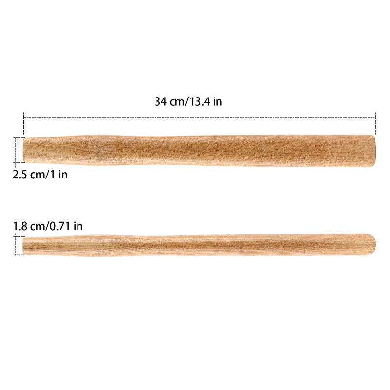 KEILEOHO 5 PCS Ball Peen Hammer Handles, Fit for 32