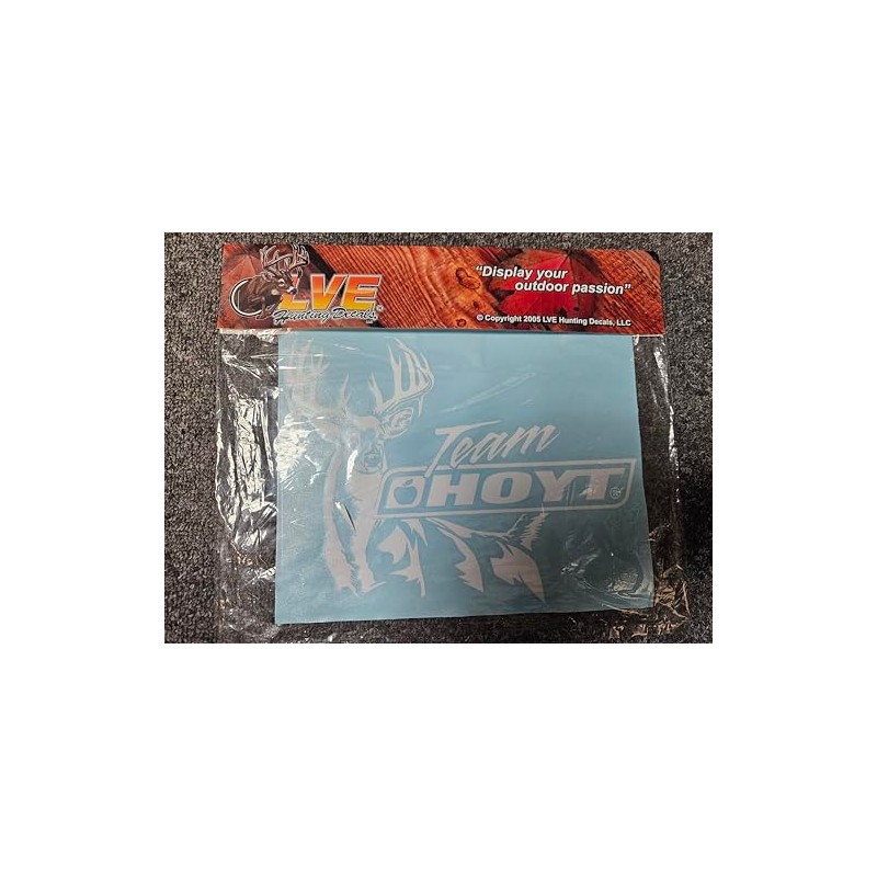 Team Hoyt Archery Bowhunting Deer Hunting White Window Decal