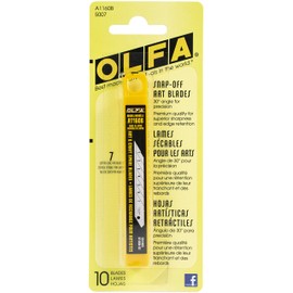 OLFA 5007 A1160B 9mm Snap-Off Art Blade, 10-Pack