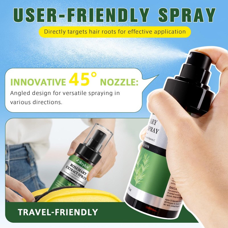 Rinforzante Capelli al Rosmarino 120 ml-Olio di Rosmarino per Capelli