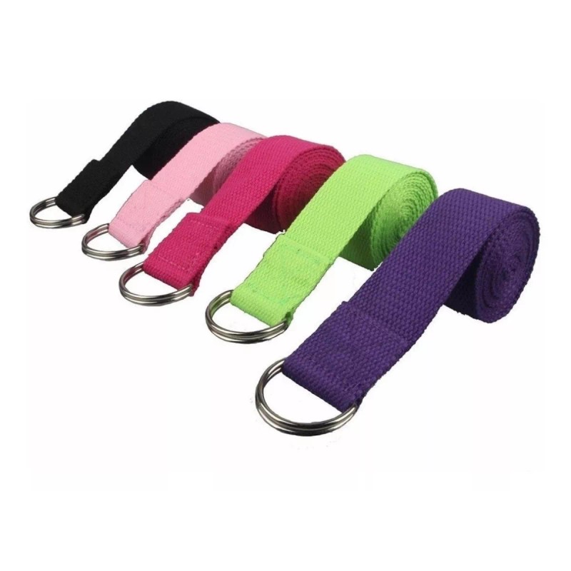 Techno Banda De Yoga Algodón Correa Yoga Cinta Argolla Estiramiento