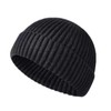 Men's Fisherman Beanie - Knitted Cuffed Winter Hat for Warmth