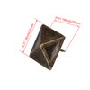 Bronze Antique Square Upholstery Nails Tack Pyramid Studs Vintage Furniture