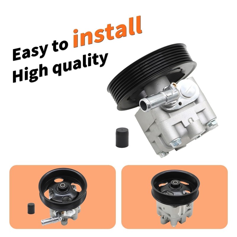 Aspaton 491109N00A Power Steering Pump with Pulley Compatible with 2008-2012