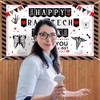 Wollmix Happy Rad Tech Week Decorations Banner - 70.8 x