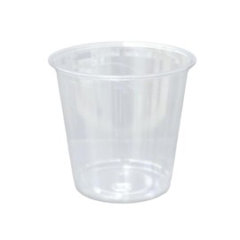 Sunnap Made in Japan Half Size, For Sampling, Commercial Use, Sake Tasting Clear Cup, 3.0 fl oz (90 ml), 3 oz, 100 Pieces, Compact and Easy to Manage Stackable Specifications, Perfect for Tasting