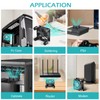 Wathai 80mm Small Computer Cooling Fan with AC Plug, 110V