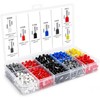 Kit Pinza Crimpadora 1800 Terminales Profesional Hsc8 6-4a Con Ferrules