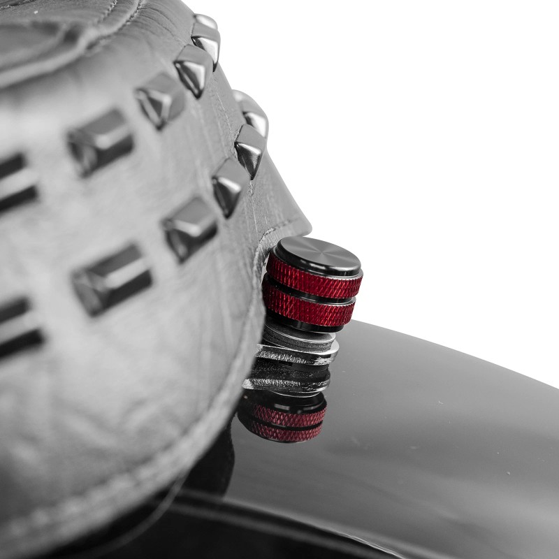 21ST Fender Black Red Seat Screw Bolt Mount Nut for