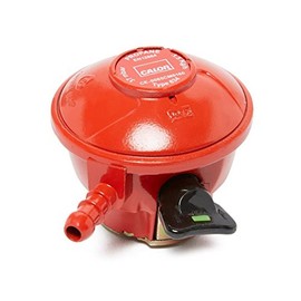 CALOR GAS Patio Gas 27mm Clip-On Regulator, Red, One Size