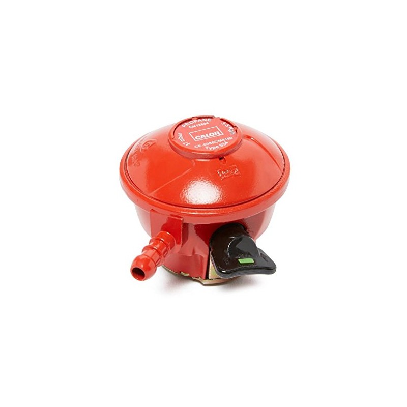 CALOR GAS Patio Gas 27mm Clip-On Regulator, Red, One Size