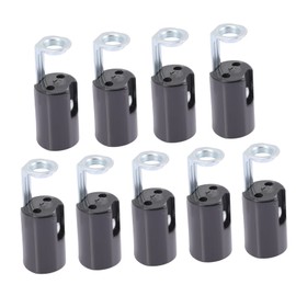 Operitacx 9 Stück Lampenfassung Kerzenfassung Lampensockel Fassung Lampensockel Ersatz Lichtsockel Lichthalter Kerzenlichtsockel Kandelabersockel Lampenfassung Lampenfassung Fassung