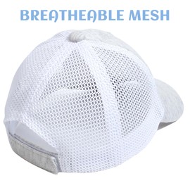 YANWANG Baby Baseball Cap Breathable Adjustable Toddler Sun Hat Dinosaur Solid Color Caps for Kids Boys Girls(Beige，M)