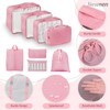 Neween 8 Set Packing Cubes, Travel Storage Bags Multifunctional Clothing