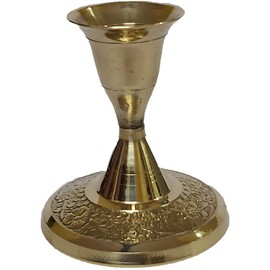 Brass Candle Stand Living Room Candlestick Holder for Table Candle Holders Candle Holder Stand Metal Pillar Wedding Gift Centerpiece Candle Holders (2.5 inches)