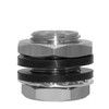 Beduan Stainless 1/4" NPT Female Bulkhead Coupler Thru-bulk Pipe Fitting