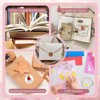 GUTE Heart Paper Clips 210Pcs 3 Colors Stainless Steel Office