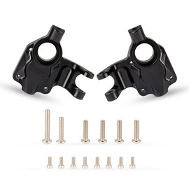 KYX Racing Aluminum Portal Axle Steering Knuckles Set Upgrades Parts Accessories for 1/18 RC Crawler Car Axial Capra UTB18