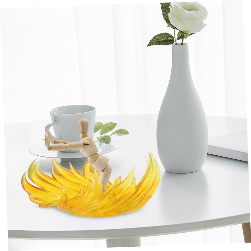 Hohopeti Flame Effect Figurine Display Accessories Realistic Action Figures Enhancer