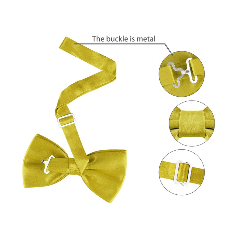 Allegra K Men's Bowtie, Bowtie, Ribbon, Formal, Wedding, School Entrance