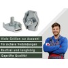 Simplex Wire Rope Clamp, Strong Rope Clamp [Many Sizes] Attachment