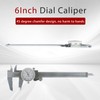 findmall 6" Dial Caliper 0.001 Stainless Steel Caliper Measuring Tool