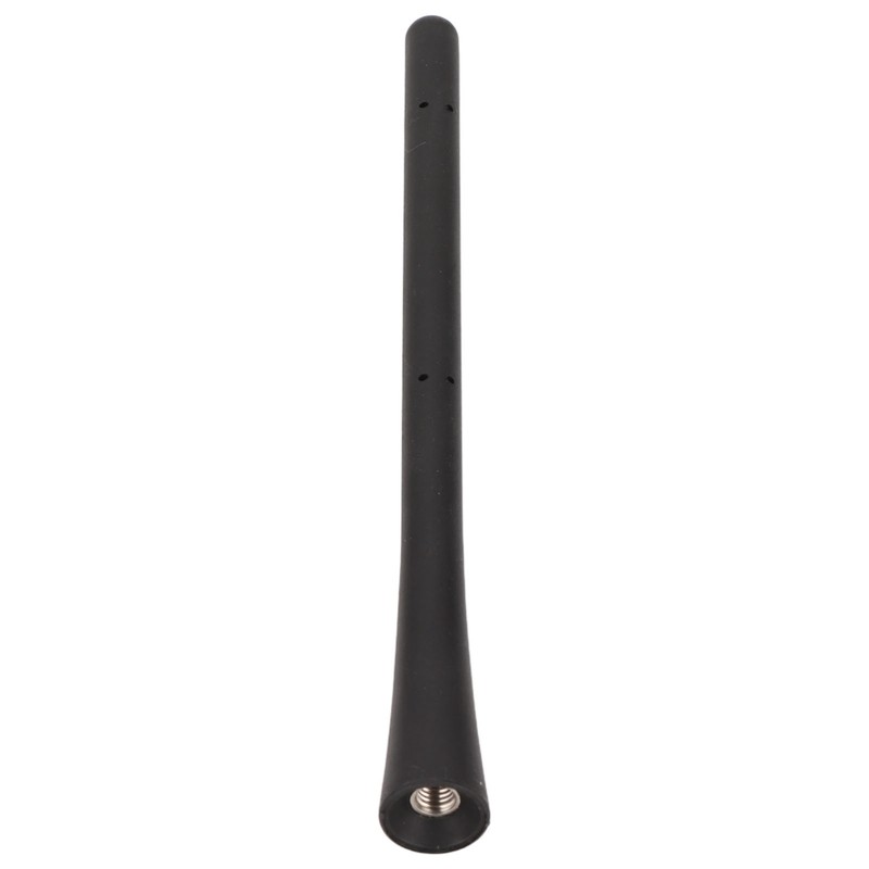 Motorcycle Short Antenna Mast 6 3/4in Long Screw in Rubber