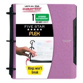 Carpeta cuaderno Híbrido Flex Five Star 60 Hojas Rellenable                                                                                           