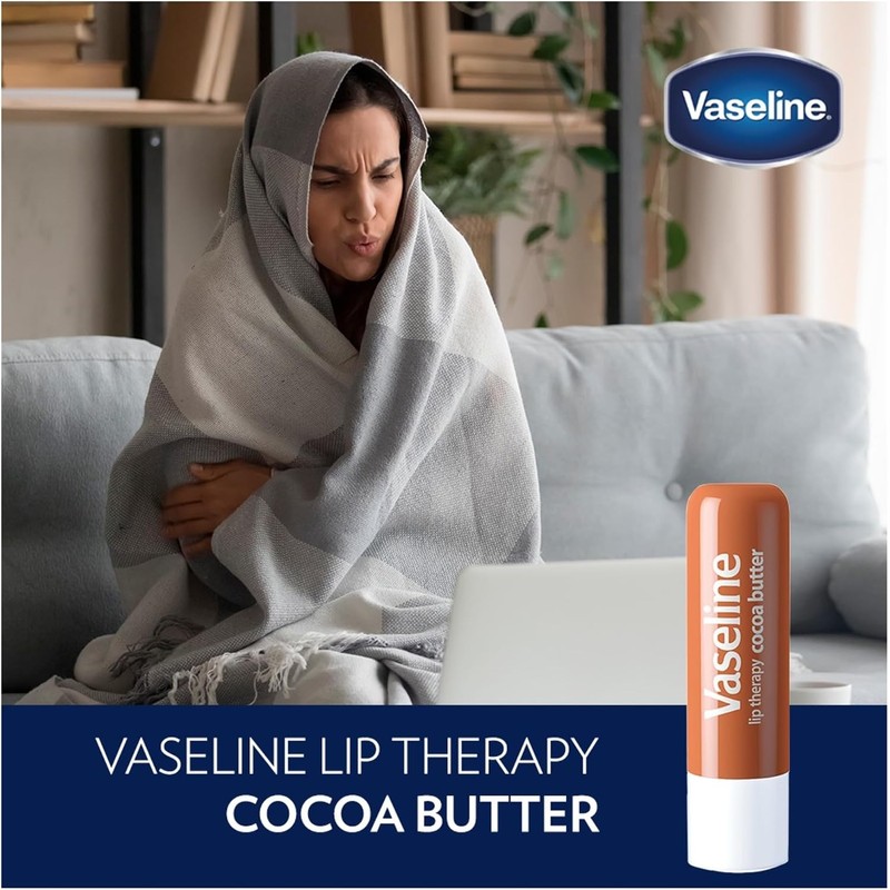 Vaseline - Bálsamo para Labios Cocoa Stick Hidrata y Nutre