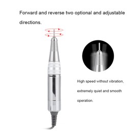 Taladro de uñas, mango torno para uñas profesional, pluma drill para uñas eléctrico de 35000 RPM, pulidora para uñas de gel acrílico, manicura y pedicura