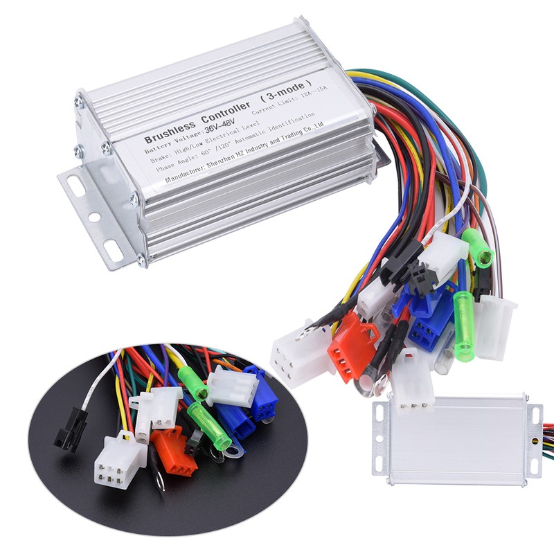 350W Electric Bicycle Brushless Speed Motor Controller for Electric Scooter36V-48V