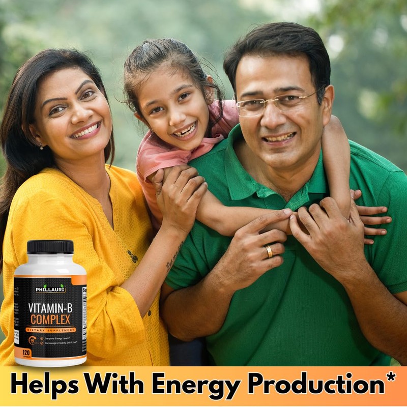 Phillauri Phillauri Vitamin ~ B Complex Supplement - Immune Support