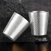 TIICOO Stainless Steel Cups 4 Packs 10oz/300ml Stackable Double Wall