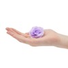 Mini Lavender Silk Artificial Flower Heads for Crafts, Decorations (2