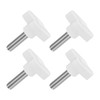 uxcell 4Pcs Tee Wing Knobs Thumb Screws, M8 x 30mm