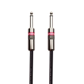 Monster Prolink Classic Instrument Guitar Cable - 6 ft Straight to Straight Instrument Cable. All Metal & Duraflex Outer Jacket. 90% Copper Braided Shield Monster Instrument Cable