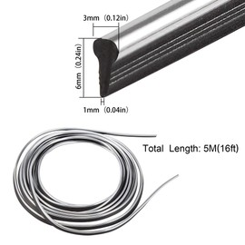 TOMALL Car Interior Moulding Strip Car Decorative Filler Insert Strips 5M(16ft) Flexible Electroplating Decoration Styling Dashboard Accessories with Installing Tool (Silver)