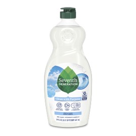 Seventh Generation Liquid Dish Soap, Free & Clear, Gentle on Sensitive Skin, 19 Fl Oz