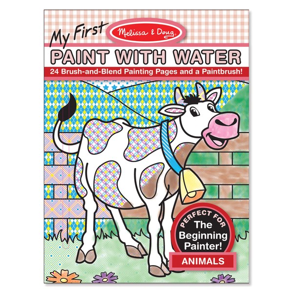 Melissa & Doug My First Paint With Water Coloring Book - Animals